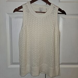 A New Day Sleeveless Knit Sweater Top – Size M #0015